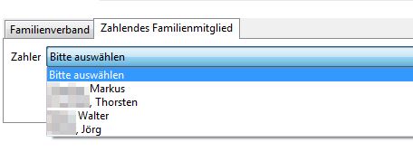 Auswahl Familie Zahler